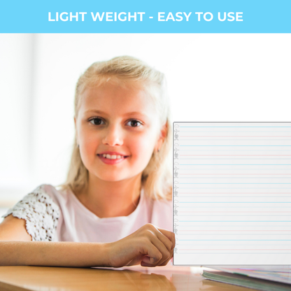 Kindergarten Lined Dry Erase Whiteboards 6 Pack