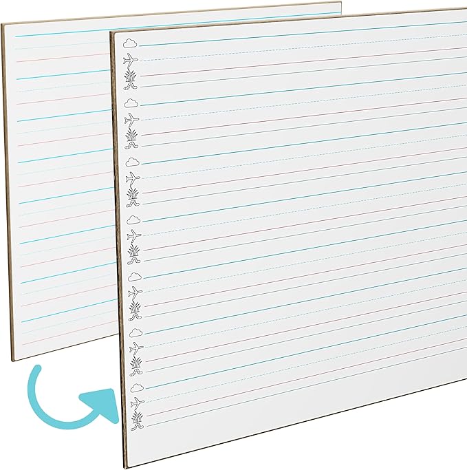 Kids Handwriting Practice Board (Double-Sided Dry Erase)
