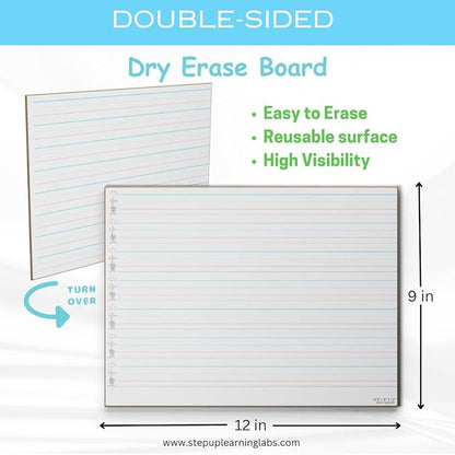 Kids Handwriting Practice Board (Double-Sided Dry Erase)